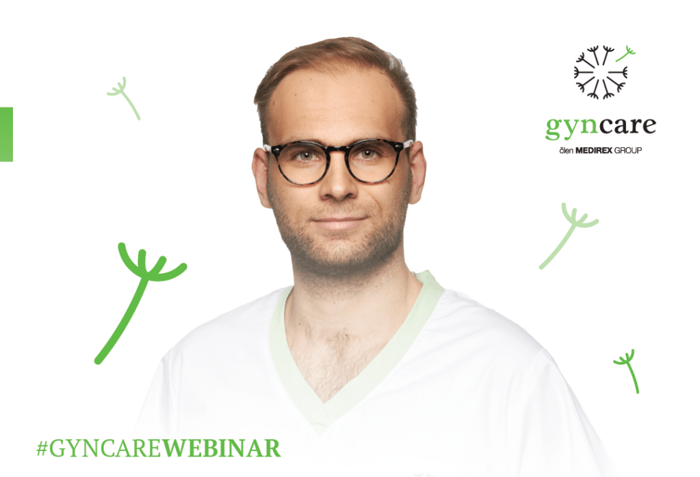 Fertility and pregnancy in older age 8 Muži v bielom tričku s logom.